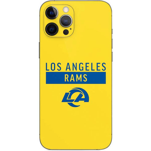 NFL Los Angeles Rams White Performance Series iPhone 12 Pro Max Skin
